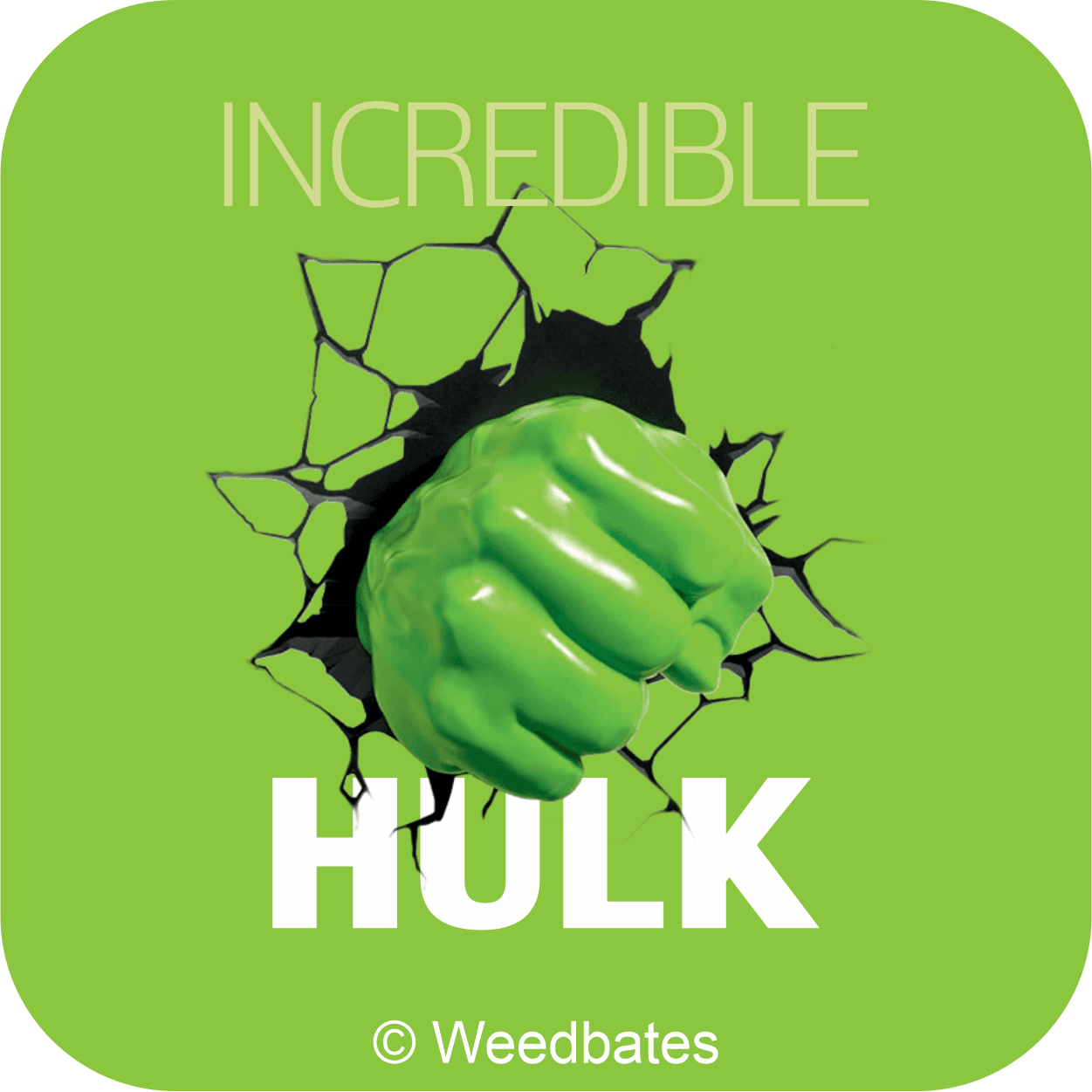 Incredible Hulk cannabis strain
